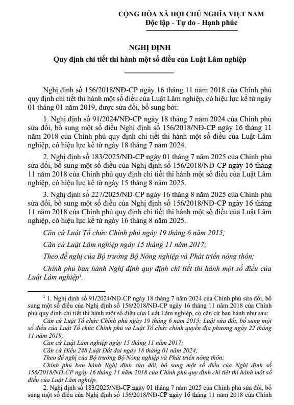 Văn bản hợp nhất-BNNMT Hop nhat NĐ156_NĐ91_NĐ183_NĐ227